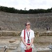 P013 The Epidaurus Theater with the circular area where the people performed...